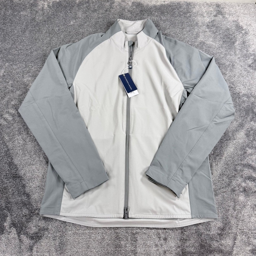Holderness & Bourne Mens DryLuxe Performance Golf Jacket Grey Tailored Fit M NWT